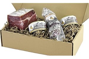 Charcuterie française, Colis Le Montagnard, Jambon et Saucisson Médaillé, jambonneau, pâté