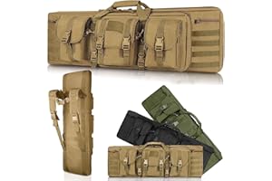 SJASD Maletin Arma Larga,Rifle Airsoft Bolsa TáCtica Funda para Arma Acolchado,Estuche para Rifle táctico para armacon Correa De Hombro Bolsa De Transporte Vaina para Caza Disparando