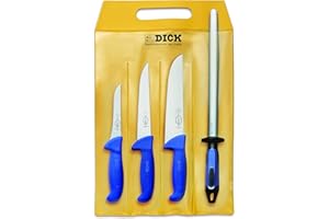 F. DICK Dick - Juego de Cuchillos Ergo Grip 4 Pieza ergogrip