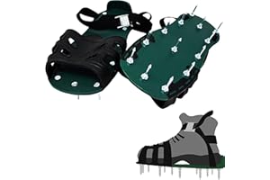 Pangolino Chaussures à ongles entièrement assemblés - Clous de 42 mm + clous de 60 mm - Utilisé comme aérateur de pelouse ou comme chaussure de pose de sol - Chaussures à ongles professionnels