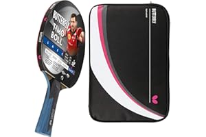 ‎BUTTERFLY Butterfly® Timo Boll Black Tischtennisschläger | Tischtennis Racket Bat TT Profi Wettkampfschläger für technisch fortgeschrittene Spieler | ITTF zertifizierter Wakaba Belag | anatomische Griffform