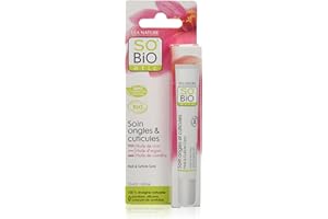 SO'BiO étic Soin Ongles/Cuticules à l'Huile de Ricin Bio 15 ml - Lot de 2