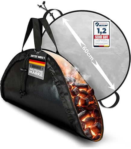 Feuerfeste Unterlage Rund 120cm - Hitzebeständig Bis 2000°F Für Feuerschalen & Grill