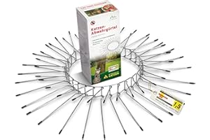 Asigo Gardigo pas obronny dla kotów, ochrona przed owadami, do 21 cm średnicy, możliwość indywidualnego dopasowania, stal galwanizowana, ochrona przed wspinaniem się do ochrony przed kotami, ochrona przed kunami, ochrona rury spustowej