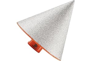 Fresa de Diamante 75mm - BRSCHNITT Broca de Chaflán para Agrandar Agujeros en Baldosas Porcelana Mármol Cerámica Granito