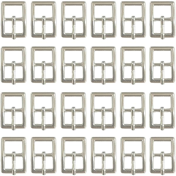 40 Fibbie Mini In Metallo Per Cucito - 6mm - Per Bambole, Vestiti E Accessori - 4 Color