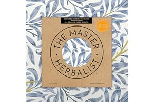 The Master Herbalist Fragrant NEROLI & BERGAMOT Scented Drawer Liners in a BLUE WILLIAM MORRIS Design (FOLDED) | Pack of 5 Sheets | Contains Essential Oils | Made in the UK