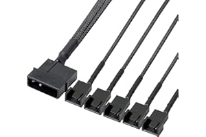 GELRHONR Cable de alimentación Molex de 4 pines a 5 pines de 3 pines / 4 pines PMW 12 V-1.1 Ft
