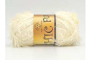 FILATI ITALIANI Gomitoli di pelliccia ecologica Chic Fur per borse, 100g x 85metri - ferri 4/5 - composizione 100% poliestere ricilato (normale, burro)