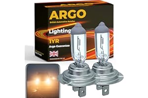 Argo H7 Headlight Bulb 55w Halogen 2500k 12v H7 477 Car Headlight Bulb High Low Dipped Main Beam Headlamp Bright Fog Car Light Bulbs 499 PX26D Headlight Bulbs