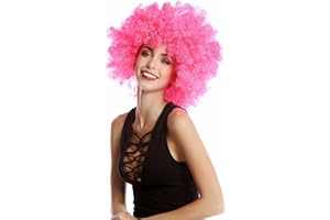 WIG ME UP- Peluca Afro Rosa Funk Disco años 70 años 80 Foxy Brown PW0011-PC5
