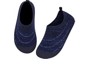 Kyopp Hausschuhe Kinder Turnschläppchen Mädchen Schläppchen Jungen Rutschfest Leichte Pantoffeln Kinder hausschuhe Atmungsaktive Weich Sommer/Winter