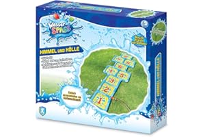 Xtrem Toys 00328 - Wasser Spaß Himmel-Hölle, Hüpfspiel, Hüpfmatte, spritziger Spielspaß für Kinder ab 6 Jahre, ideal für den Garten, im Sommer, einfach an den Gartenschlauch anschließen