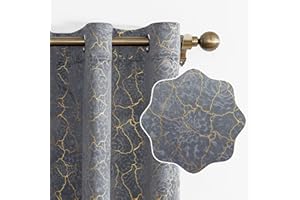 ‎YSTYLE Ystyle Samtvorhang 2er Set 140x245cm, Blickdichte Vorhänge Samt für Schlafzimmer Wohnzimmer mit Ösen, Wunderschön Weich Vorhang Velvet Curtains, Verdunkelnd Samt Gardinen Blickdicht, Grau