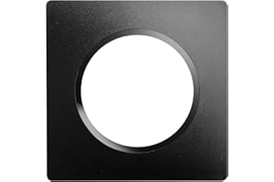 DEBFLEX - Casual Evo - Plaque de Finition - Enjoliveur Pour Prises et Interrupteurs - 1 Poste - Remplaçable - ABS - Pour Installation Encastrée - Noir Intense - 86 x 86 x 10 mm
