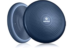 BODYMATE Cuscino propriocettivo Gonfiabile per Equilibrio comprensivo di Pompa - Cuscino con rilievi, Core Training, Fitness, Allenamento di coordinazione e della Schiena - Vari Colori Ø 34cm