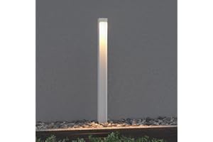 Mai & Mai Lampe sur Pied Extérieur Lapme Jardin Blanc 60x60x800mm Éclairage Extérieur de Jardin LED IP65 Desgin BaldersLights