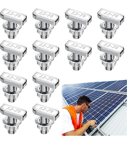 Set 20 Viti Testa Martello M8x20mm - Acciaio Inox A2-70 Con Dadi Flangiati - Foto 4