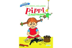 Min första målarbok Pippi Långstrump