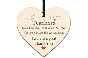 DECOGIFTS Gifts For Best Teachers Women Thank You You Are Precious Teacher Leaving Present End Of The Year Teaching Assistant First Day At School Gifts Teacher Appreciation Wood Heart Sign