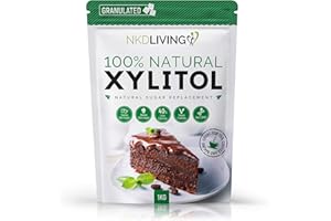NKD LIVING XYLITOL 3 kg naturalna alternatywa dla cukru (3 x 1 kg), certyfikat bez GMO..