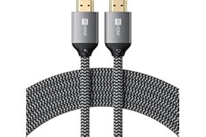 SATECHI Kabel HDMI 8K 2.1, kompatybilny z 8K/60 Hz i 4K/120 Hz, 48 Gb/S, do Macbook Pro/Air M2/M1, iPad Pro/Air M2/M1, Mac Mini M2, iMac M1 i nowszych (2 metry / 6,6 Ft)