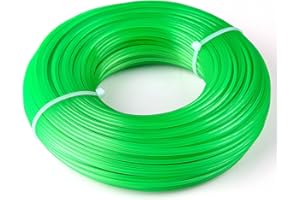 CHRORINE Rasentrimmer Faden Freischneider Mähfaden 2 mm x 100 m Rund Nylon Trimmerfaden Ersatz-Faden für Rasentrimmer Freischneider Motorsense