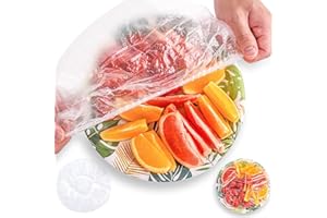 FORMIZON Bolsas de Conservación Fresca 200 Piezas, Conservación Productos Frescos, Elásticas Reutilizables Bolsa de Almacenamiento de Alimentos, Bolsas de Conservación Fresca para Sobras (200 Piezas)