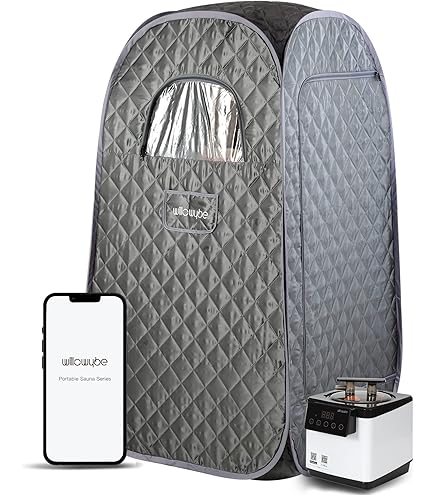 1000W, mobiele sauna,stoom sauna,draagbare sauna, 60℃(Maximaal), Met afstandsbediening, Bevorder de bloedcirculatie (blauw
