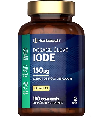 Complément Alimentaire Iode BANDINI IODE 150 Mcg - 120 Comprimés, Haute Dose - Fabriqué En Italie