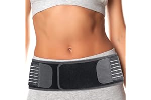 Thx4COPPER Ceinture Sacro Iliaque Hanche en Élastique, Ceinture de Soutien Lombaire pour Homme et Femme, pour Support Scoliose, Soutien pour Sciatique - XL