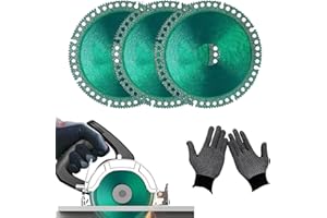 HAGUAN Indestructible Disc 2.0 - Cut Everything in Seconds, Indestructible Disc for Grinder, 4" x 1/25" x 4/5”Diamond Cutting Wheels,Indestructible Cutting Disc for Cutting Grinding of All Materials (3Pcs)