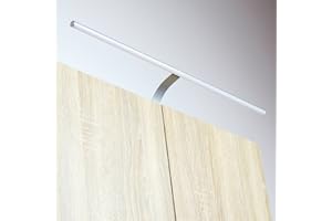 KALB MATERIAL FÜR MÖBEL Lampe LED pour penderie applique éclairage d'étagère, 600 mm, choix : lot de 2, blanc newtre