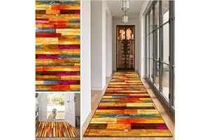LZREXNVOFXG Alfombra de Pasillo Larga 70 x 350 cm Alfombra Cocina Lavable Antideslizante Alfombras de área Felpudo Entrada Absorbente Alfombra Corredor Pasillo para Entrada Puerta Lavanderia Salón Dormitorio