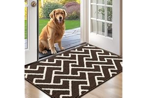 ‎BISCPRO Biscpro Fußmatte mat,schmutzfangmatte innen 60x90cm rutschfest Fußmatten, Teppich Waschbar in Waschmaschine Innen & Außen türmatte,für Eingangsbereich,Aussenbereich,Fussmatten Haustür
