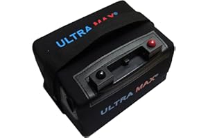ULTRA MAX Ultramax Batterie au lithium pour chariot de golf 27 trous 12 V 18 Ah