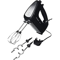 Bosch CleverMixx MFQ2420BGB Hand Mixer, 400 W - Black & Stainless Steel