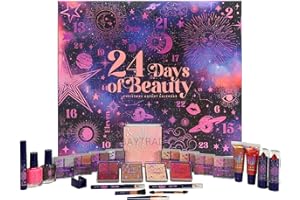 BAYTRADE Beauty Advent Calendar 2023 Women Ladies Girls Teen 25 Day Xmas Countdown Cosmetic Gifts Christmas Essentials- Makeup Advent calendar for Teenagers Sunkissed