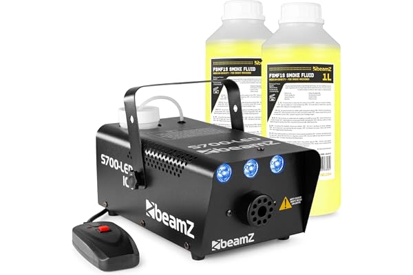 Beamz S700 Machine à Fumée Effet Glace avec 2L de Liquide