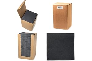 Alvotex Airlaid Cocktailservietten 20x20cm 100/1 - BLACK (181)