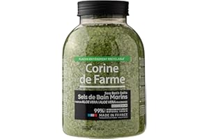 Corine de Farme Sels de Bain Marins Calm Aloe Vera - Relaxation et Bien-être - Hydratation et Apaisement Naturel - 100% Ingrédients d'Origine Naturelle