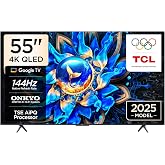 TCL 55 in&ccedil; Akıllı TV 55T8C 4K QLED Renkli Quantum Crystal HDR10+ Oyun Google TV, 144Hz Doğal Yenileme Hızı, ONKYO 2.1 Hi-Fi S