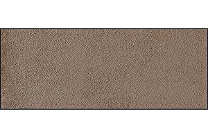 wash+dry Fußmatte, Taupe 75x190 cm, innen und außen, waschbar