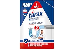 TARAX - Déboucheur Canalisation Déboucheur mono-dose poudre 3 minutes