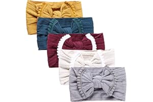 COUXILY Diadema de Turbante Algodón Anudado Cabeza Envolturas del Bebé Cabezal de estiramiento para niñas bebé niño (A06)