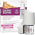 Comfort Zone Cat Calming Diffuser: 1 Pheromone Diffuser & 1 Refill (30 ...