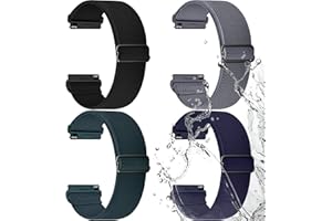 Fullmosa Wasserabweisend Nylon Armband 20mm kompatibel mit Garmin Vivoactive 6/5/3/Venu 2 Plus/Venu SQ, Sport Uhrenarmbänder für Samsung Galaxy Watch 7 6 5 4 40mm 44mm/Watch 6 classic/5 Pro 45mm