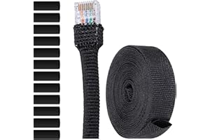 MarketConnect® Gaine Thermo-Rétractable Tressée Ø 50mm, L 8m • Protection Avancée pour Câbles • RAPPORT 2:1