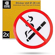 Panneau Interdiction De Fumer - Zone Non Fumeur - Cigarette Interdit