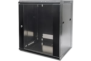 Intellinet 711715 étagère 6U Rack monté sur Le Mur Noir